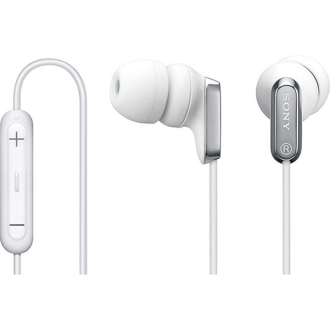 MDR-EX38iP/WHI EX Earbuds with iPod remote, White