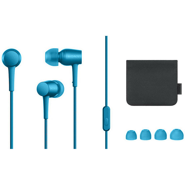 h.ear in earphone with Remote control Microphone, Blue