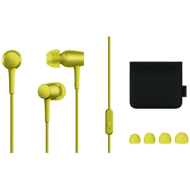 h.ear in earphone with Remote control Microphone, Yellow