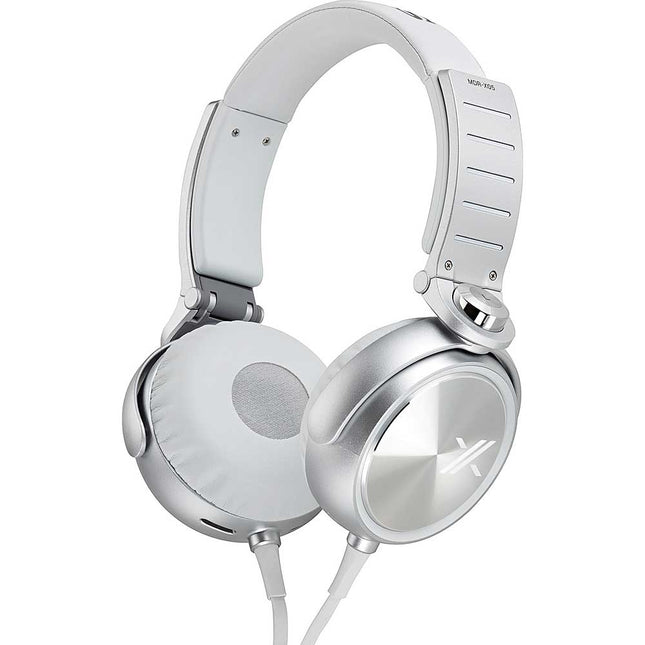 MDR-X05/WS X Headphone w/ Mic & Remote, White/Silver