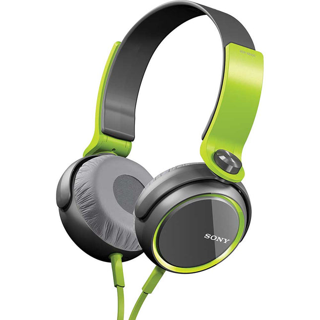 MDR-XB400/GRN Extra Bass Headphones, Green