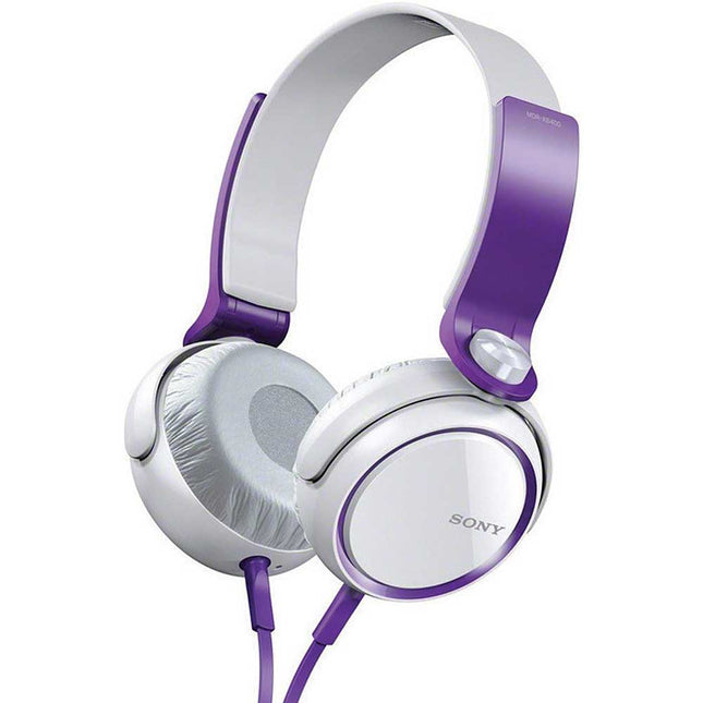 MDR-XB400/VLT Extra Bass Headphones, Violet