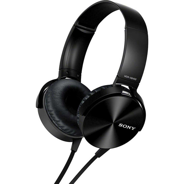 MDR-XB450AP/B XB Smartphone Headset w/ Mic & Remote, Black