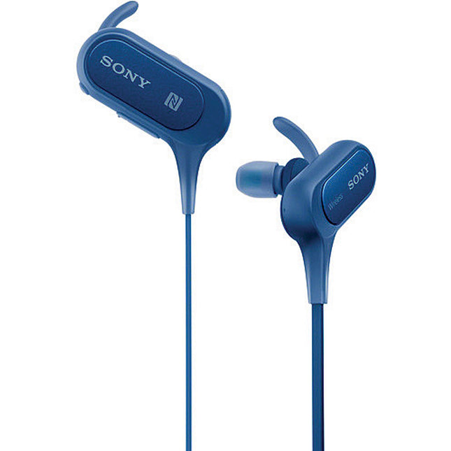 Extra Bass Sports Bluetooth In-Ear Headphones, Blue