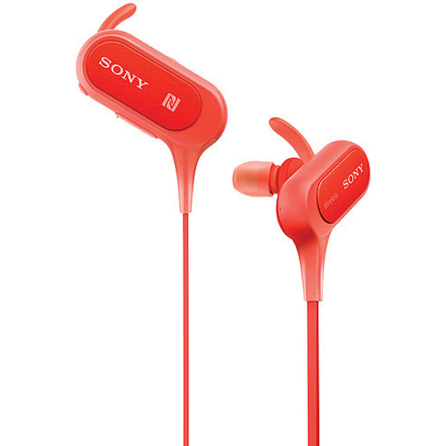 Extra Bass Sports Bluetooth In-Ear Headphones, Red