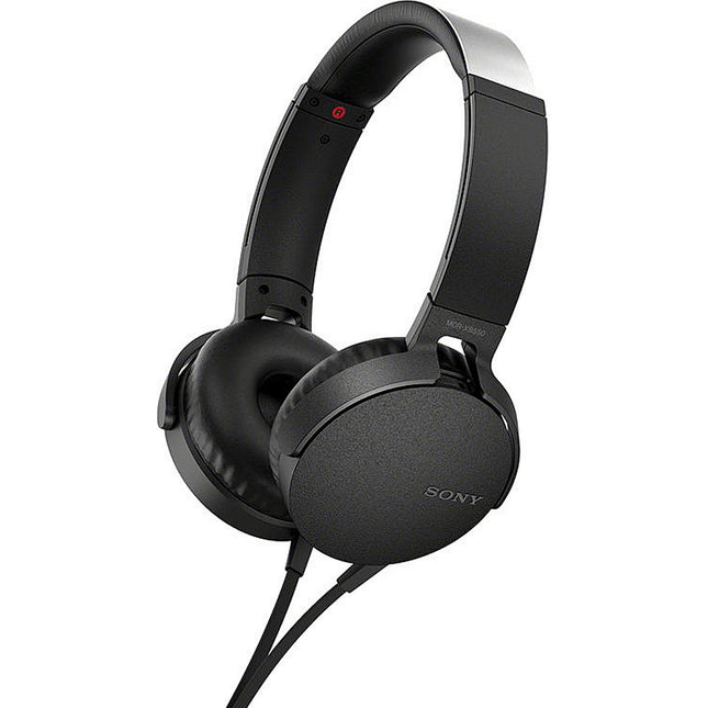 EXTRA BASS™ Headphones w/Mic, Black