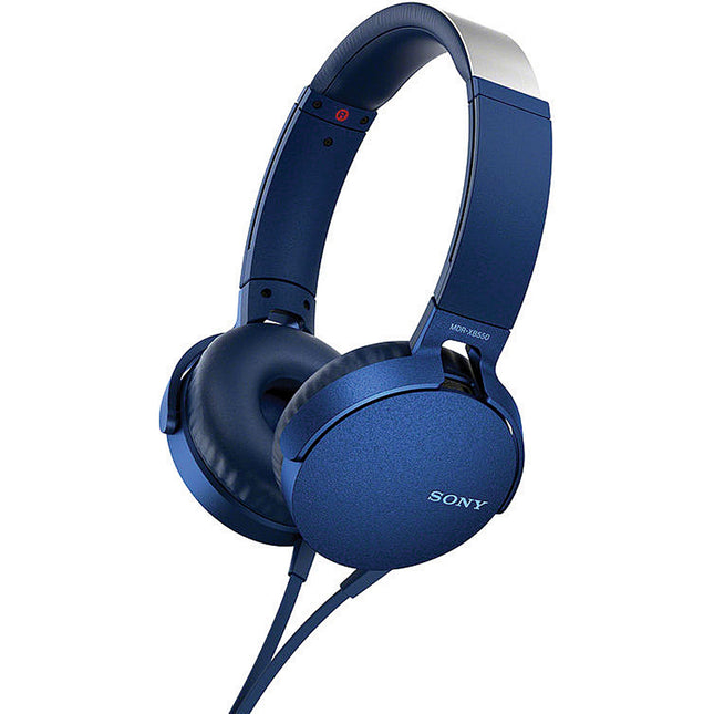 EXTRA BASS™ Headphones w/Mic Blue