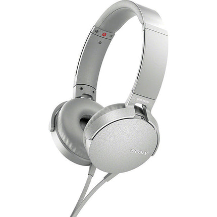 EXTRA BASS™ Headphones w/Mic, White