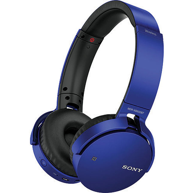 Extra Bass Bluetooth Headphones, Viridian Blue