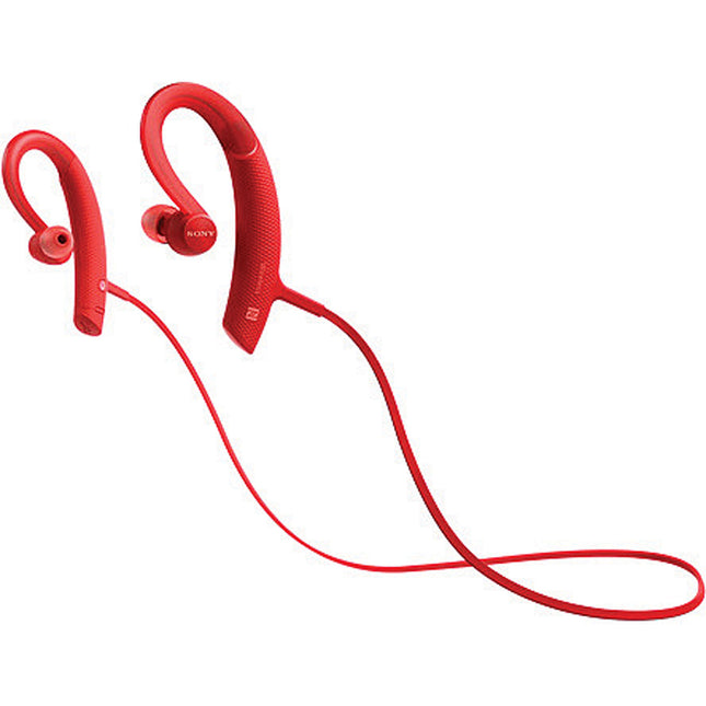 Extra Bass Sports In-Ear Bluetooth Headphones, Red
