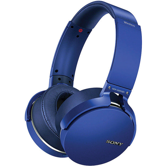 Extra Bass Bluetooth Headphones, Blue