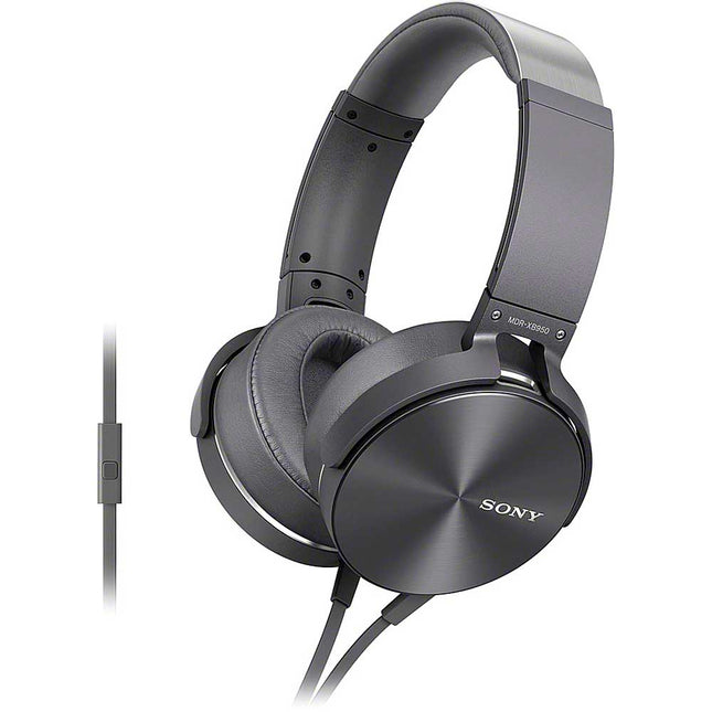 MDR-XB950AP/H XB Smartphone Headset w/ Mic, Black