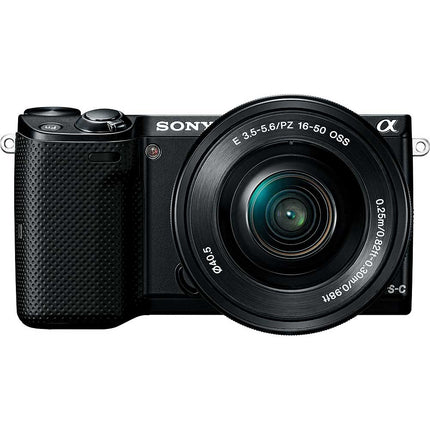 NEX-5TL/B 16MP Interchangeable Lens Camera w/ SELP1650 Lens, Black