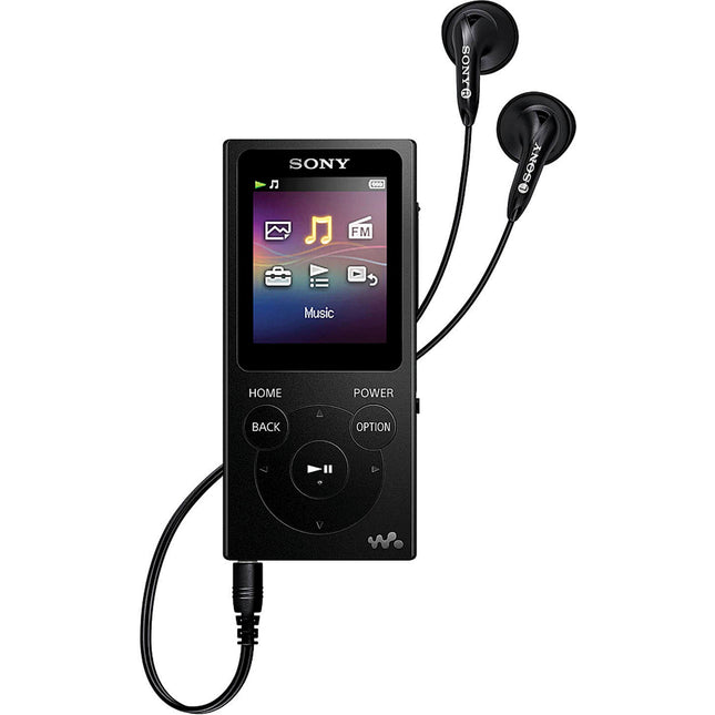 4GB NW-E393 Series Walkman Digital Music Player, Black