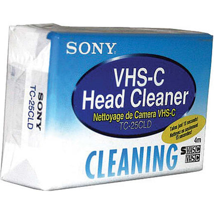 TC-25CLD1B VHS-C Head Cleaning Cassette