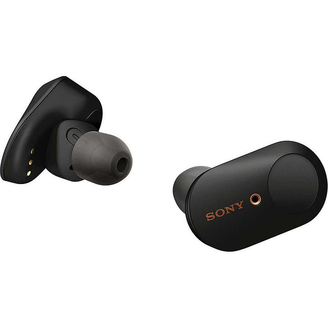 True Wireless Noise-Canceling In-Ear Earphones, Black