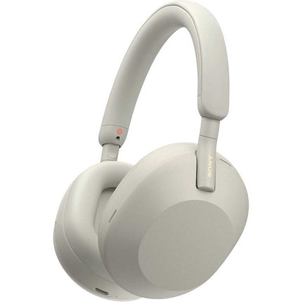 Noise-Canceling Wireless Over-Ear Headphones, Silver