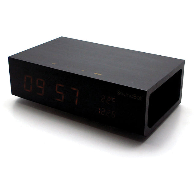 SB1010-BLK Multi-Function Station with Alarm Clock, Black