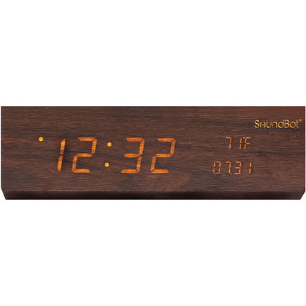 SB1010-DWD Multi-Function Station with Alarm Clock, Dark Wood