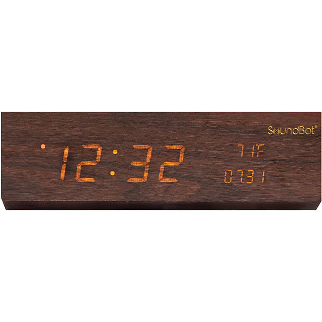 SB1010-DWD Multi-Function Station with Alarm Clock, Dark Wood
