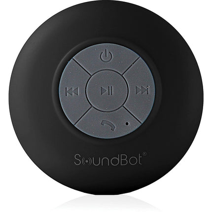 SB510-BLK Water Resistant Bluetooth Shower Speaker, Black