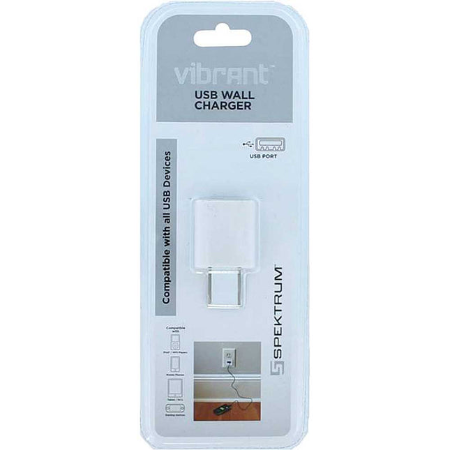 SPK-USBW1WH USB Wall Charger, White