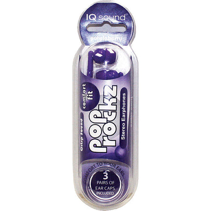 IQ106PU In-Ear Buds, Purple
