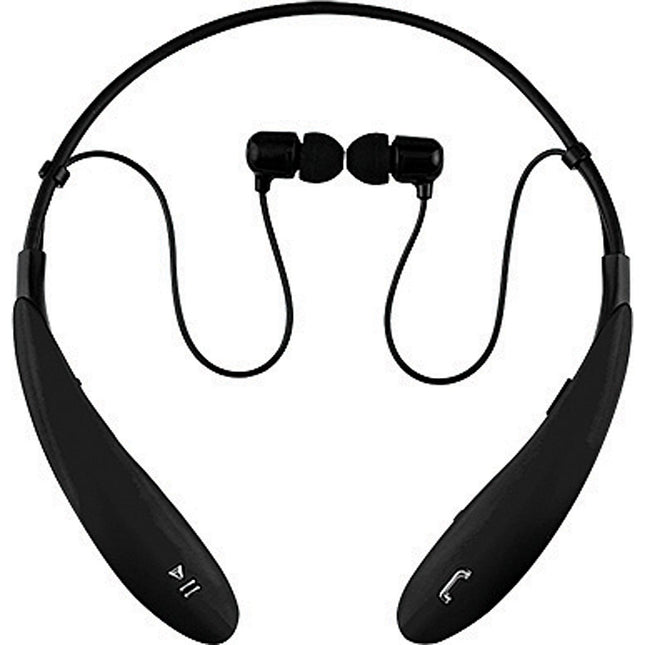 Bluetooth® Wireless Headphones w/Mic, Black