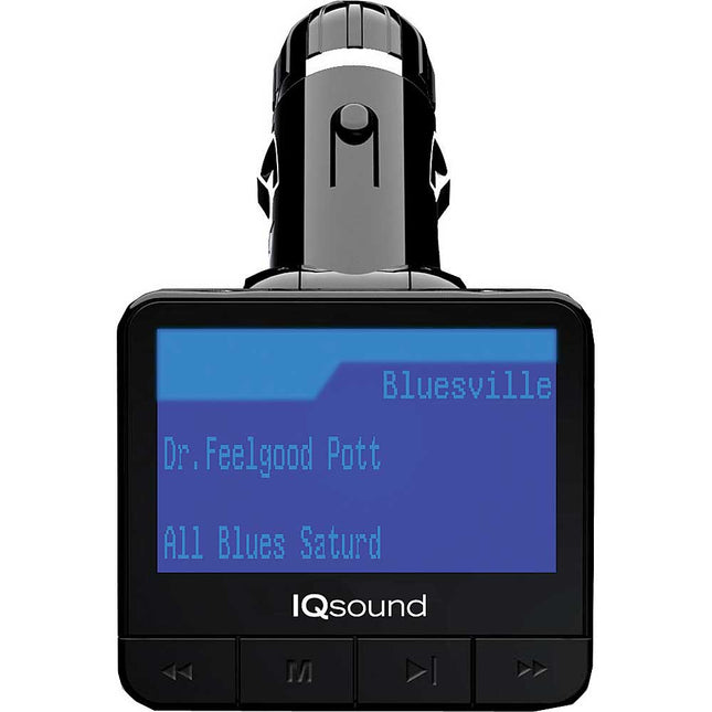 IQ-207 Wireless FM Transmitter w/1.4 Inches Display