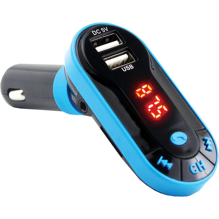 Bluetooth® FM Transmitter, Blue