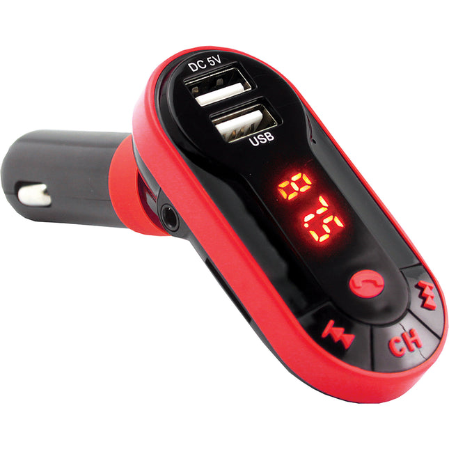 Bluetooth FM Transmitter, Red
