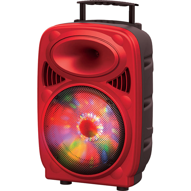 12” Portable Bluetooth® Speaker, Red