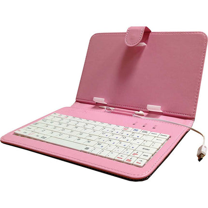 7" Tablet Keyboard Case, Pink