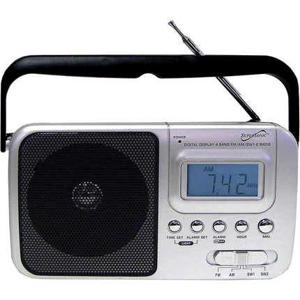 SC1091 4 Band AM/FM/SW Radio w/ Digital Display