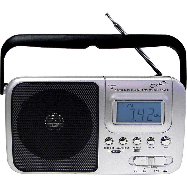 SC1091 4 Band AM/FM/SW Radio w/ Digital Display