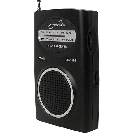 SC-1103BK Personal AM/FM Radio