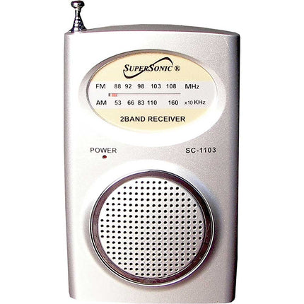 SC-1103WH Personal AM/FM Radio