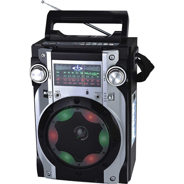 Professional Active Speaker w/Torch and Disco Lights