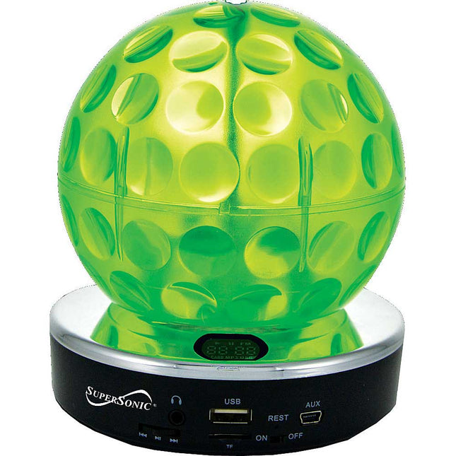 SC-1379GN Disco Ball Speakers, Green