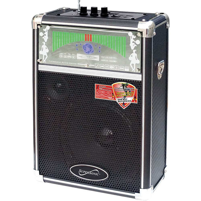 SC2300 Professional Active Speaker w/ USB/AUX/Radio