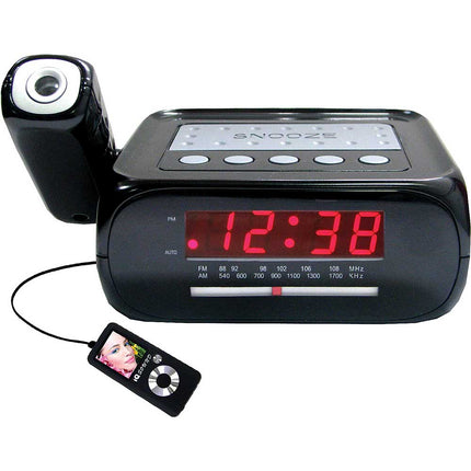 SC-371 Digital Projection Alarm Clock w/ Radio