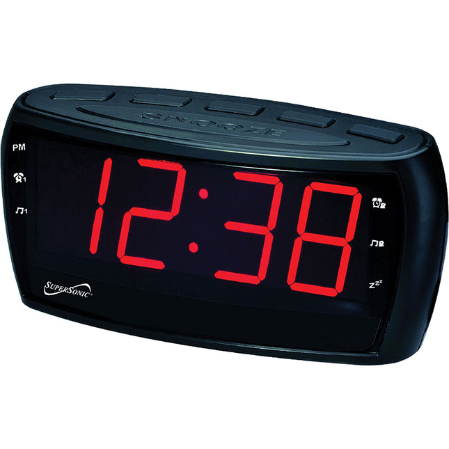 Digital Am/Fm Alarm Clock Radio w/Jumbo Digital Display