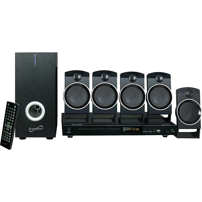 SC37HT 5.1Ch DVD Home Theater w/ USB & Karaoke