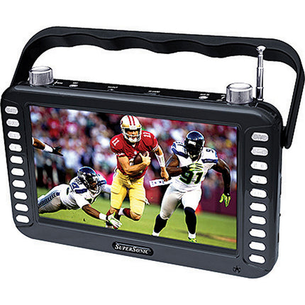 Portable Multi-functional PA System with 7" Display, Black