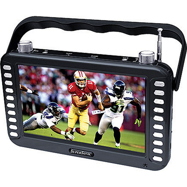 Portable Multi-functional PA System with 7" Display, Black