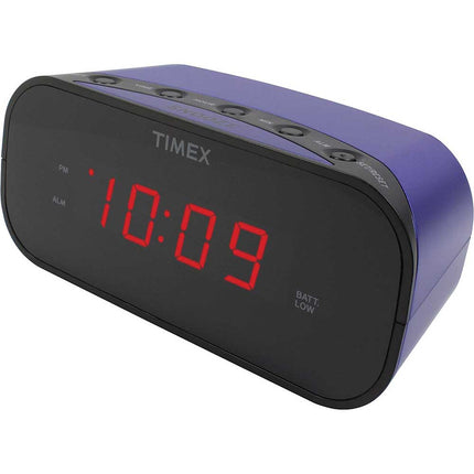 Alarm Clock with 0.7-Inch Display, Purple