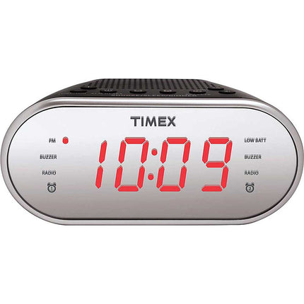 Dual Alarm AM/FM Clock Radio, Black