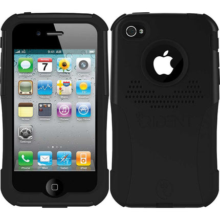 AG-IPH4-BK Aegis Case for iPhone 4/4S, Black