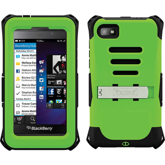 AMS-BB-Z10-TG Kraken A.M.S. Case For Blackberry Z10, Green