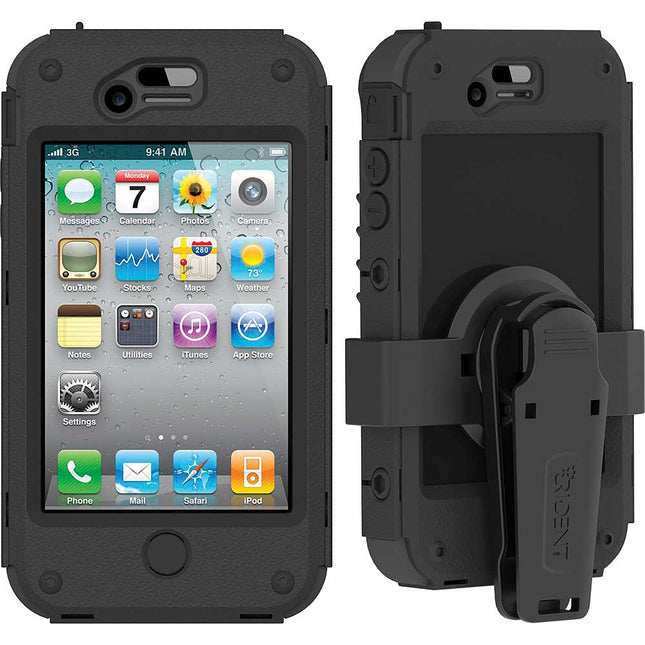 AMS-IPH4S-BK Kraken II AMS Case for iPhone 4/4S w/Holster, Black
